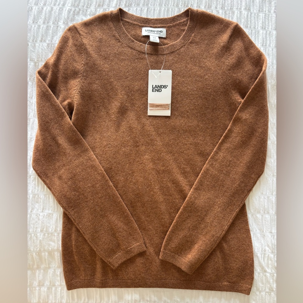 Lands End 100% Cashmere Sweater